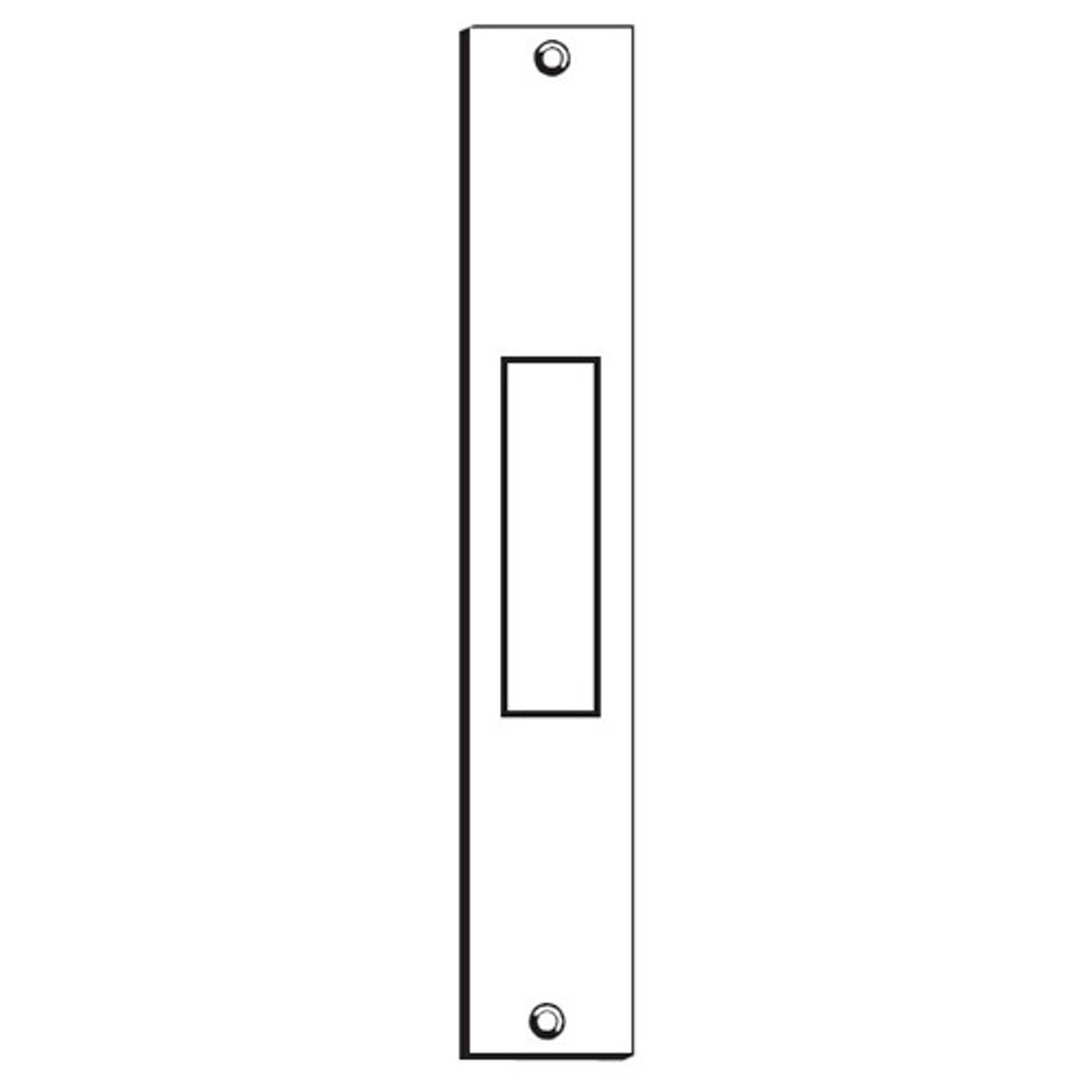 DBS-386-PC Don Jo Deadbolt Strike Conversion Plate in Prime Coated Finish