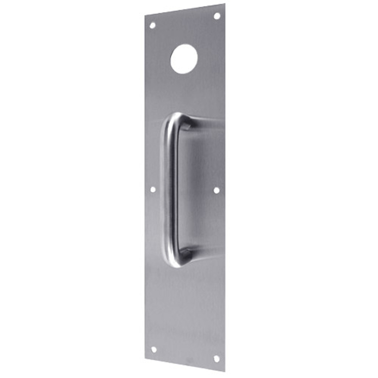 CFD7115-630 Don Jo Pull Plates with Holes in Satin Stainless Steel Finish