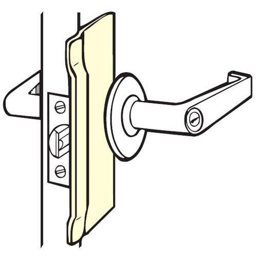 BLP-207-BP Don Jo Latch Protector in Brass Plated Finish