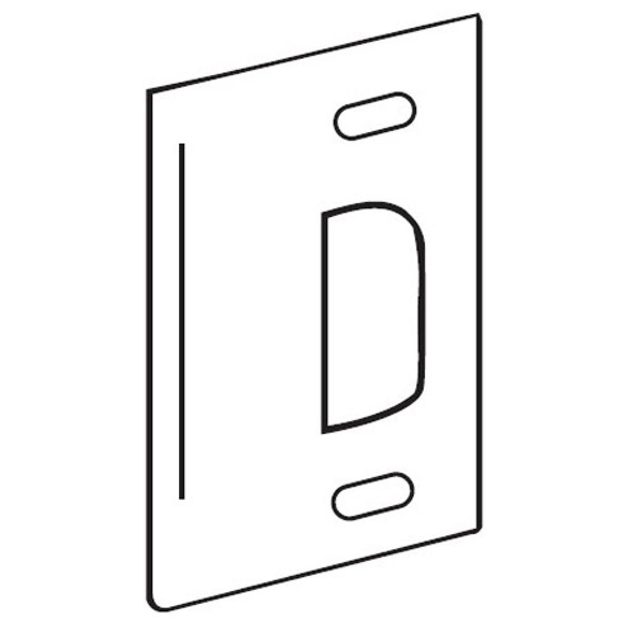 A-2-SS-SL Don Jo Adjustable Strike Plate