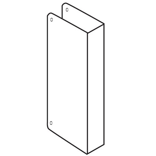 90-BZ-CW Don Jo Blank Wrap-Around Plate with Trim Screws