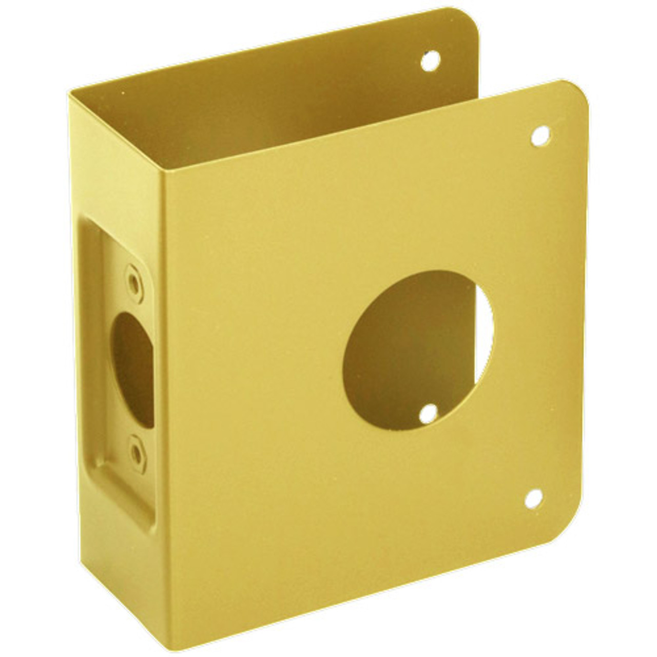 8-PB-CW Don Jo Classic Wrap Around Plate in Polished Brass Finish