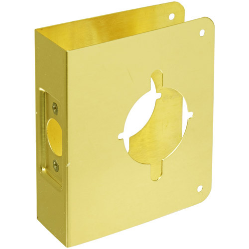 75-PB-CW Don Jo Wrap-Around Plate in Polished Brass Finish