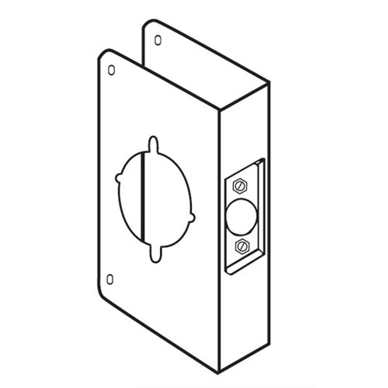 75-PB-CW Don Jo Wrap-Around Plate for installing the Marks Levers