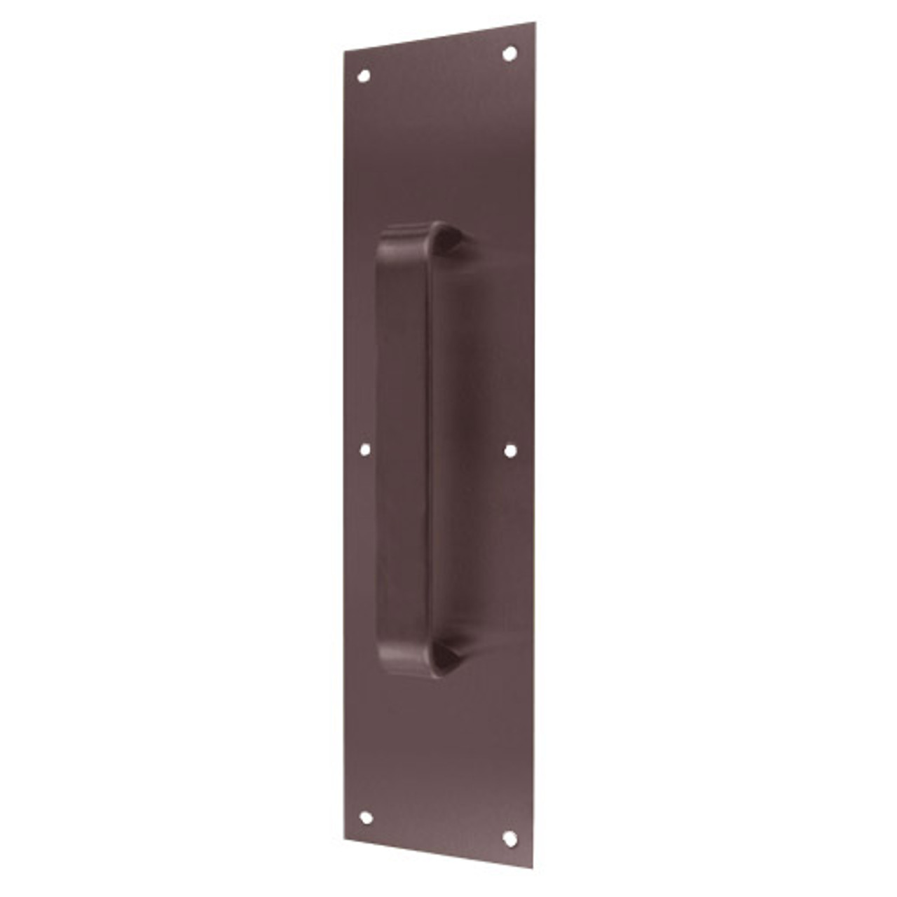 7037-613 Don Jo Pull Plates with Half Round in Oil Rubbed Bronze Finish