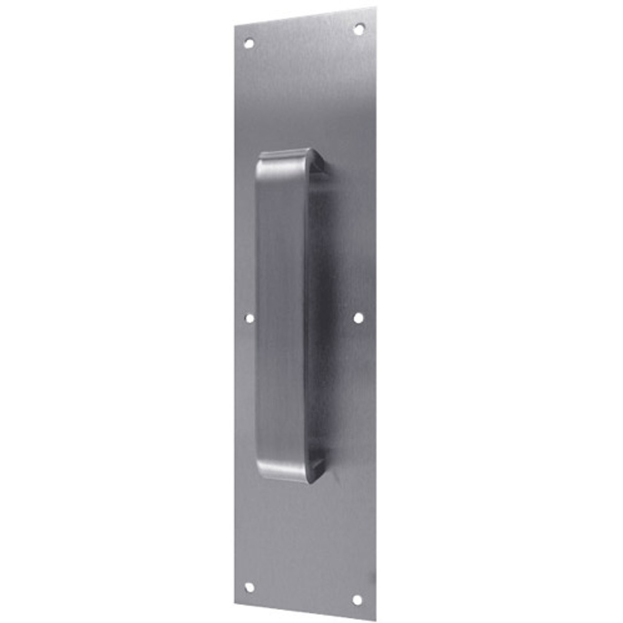 7031-630 Don Jo Pull Plates with Flat Pulls in Satin Stainless Steel Finish