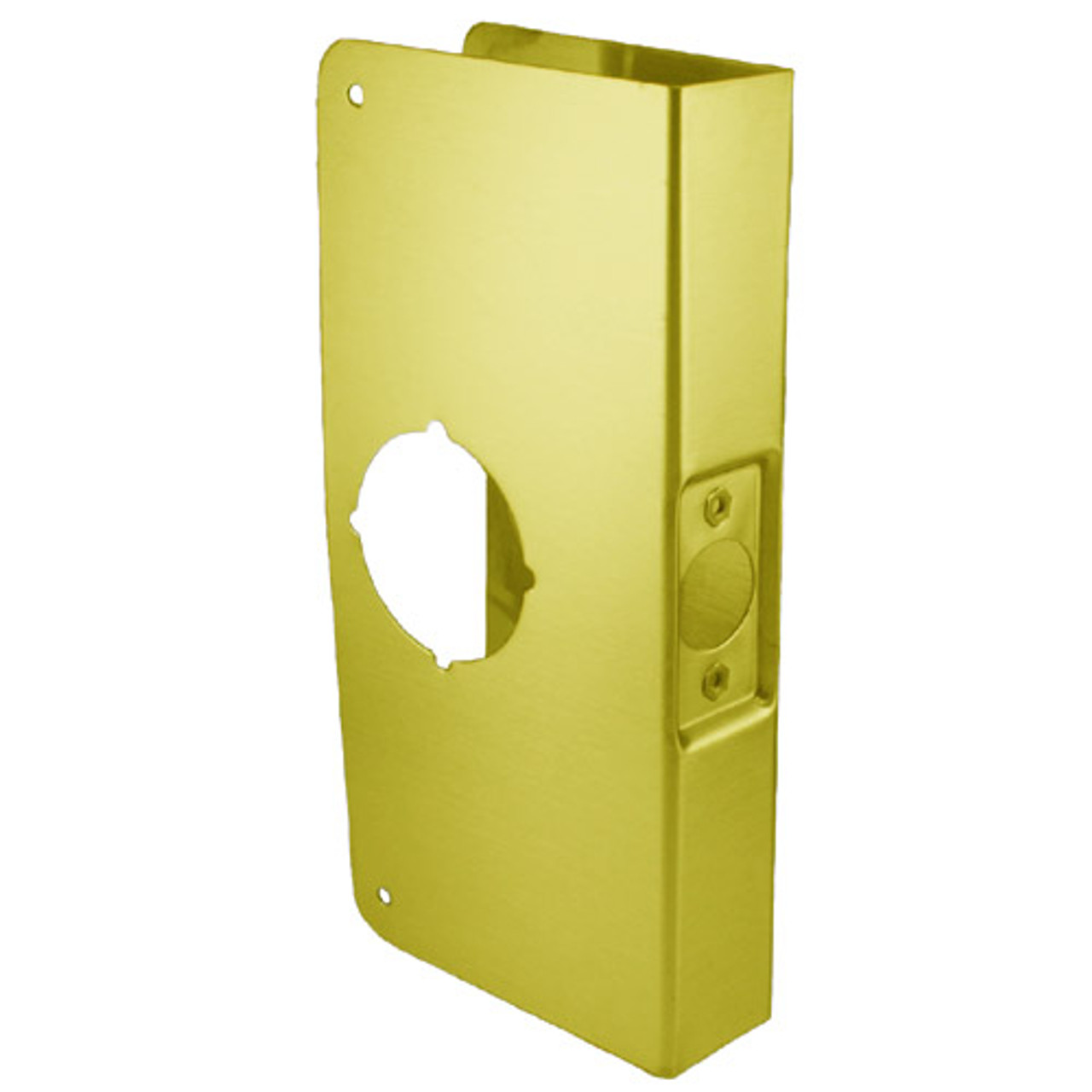 20C-PB-CW Don Jo 20" Wrap-Around Plate in Polished Brass Finish