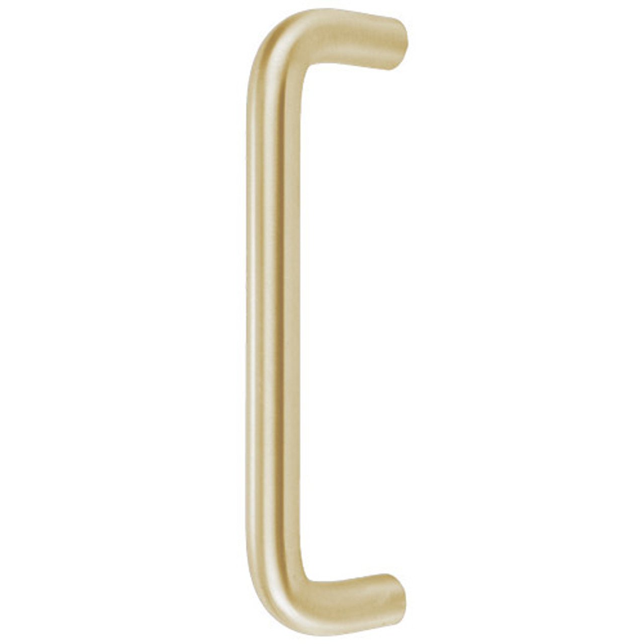 20-606 Don Jo 1" Round Door Pull in Clear Satin Brass Finish