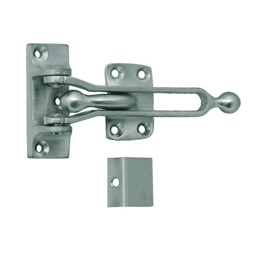 1604-626 Don Jo Door Flip Guard in Satin Chrome Finish