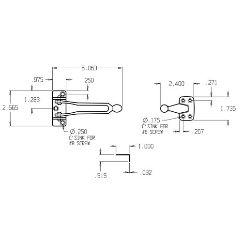 1604-626 Don Jo Door Flip Guard