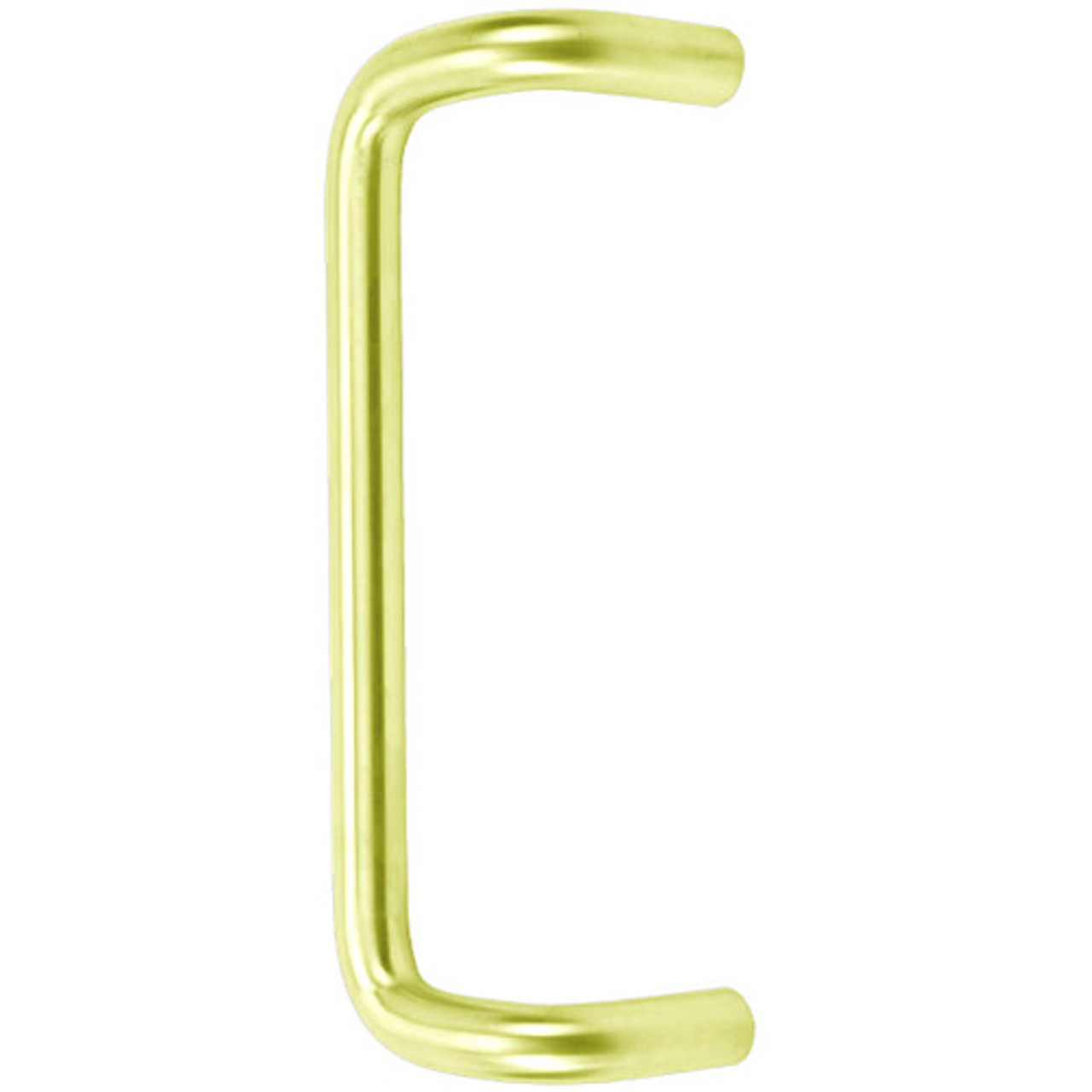 1158-605 Don Jo Offset Door Pull in Bright Brass Finish