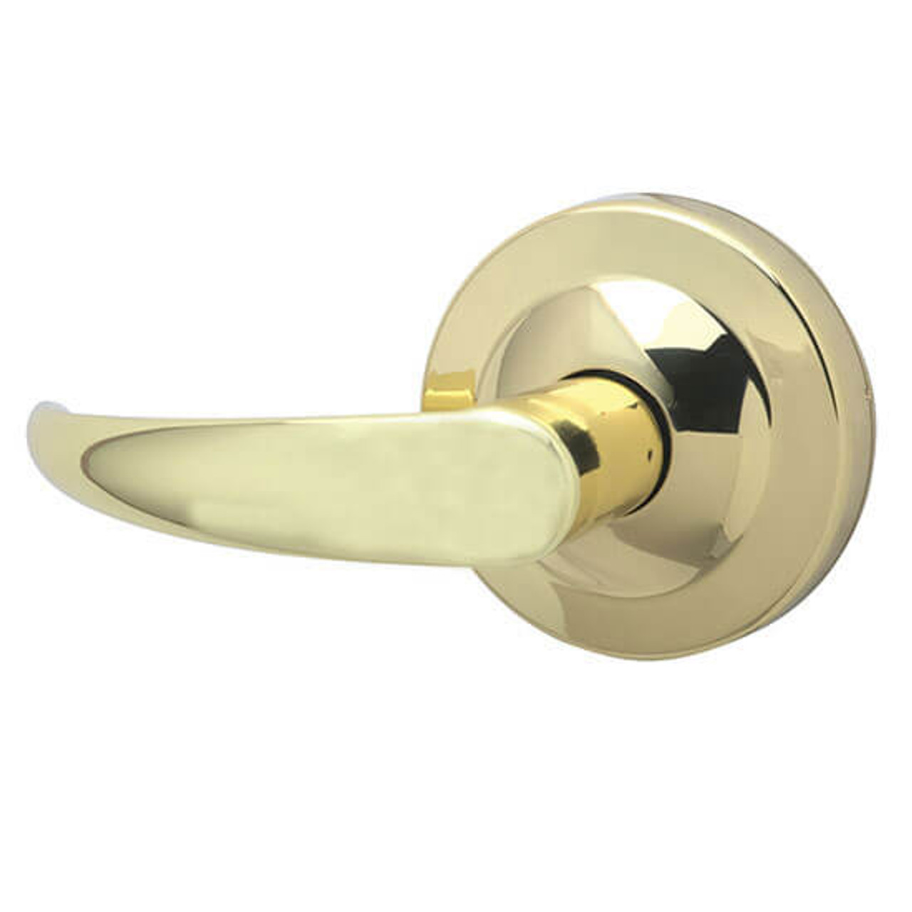ALX10-OME-605 Schlage Omega Cylindrical Lock in Bright Brass