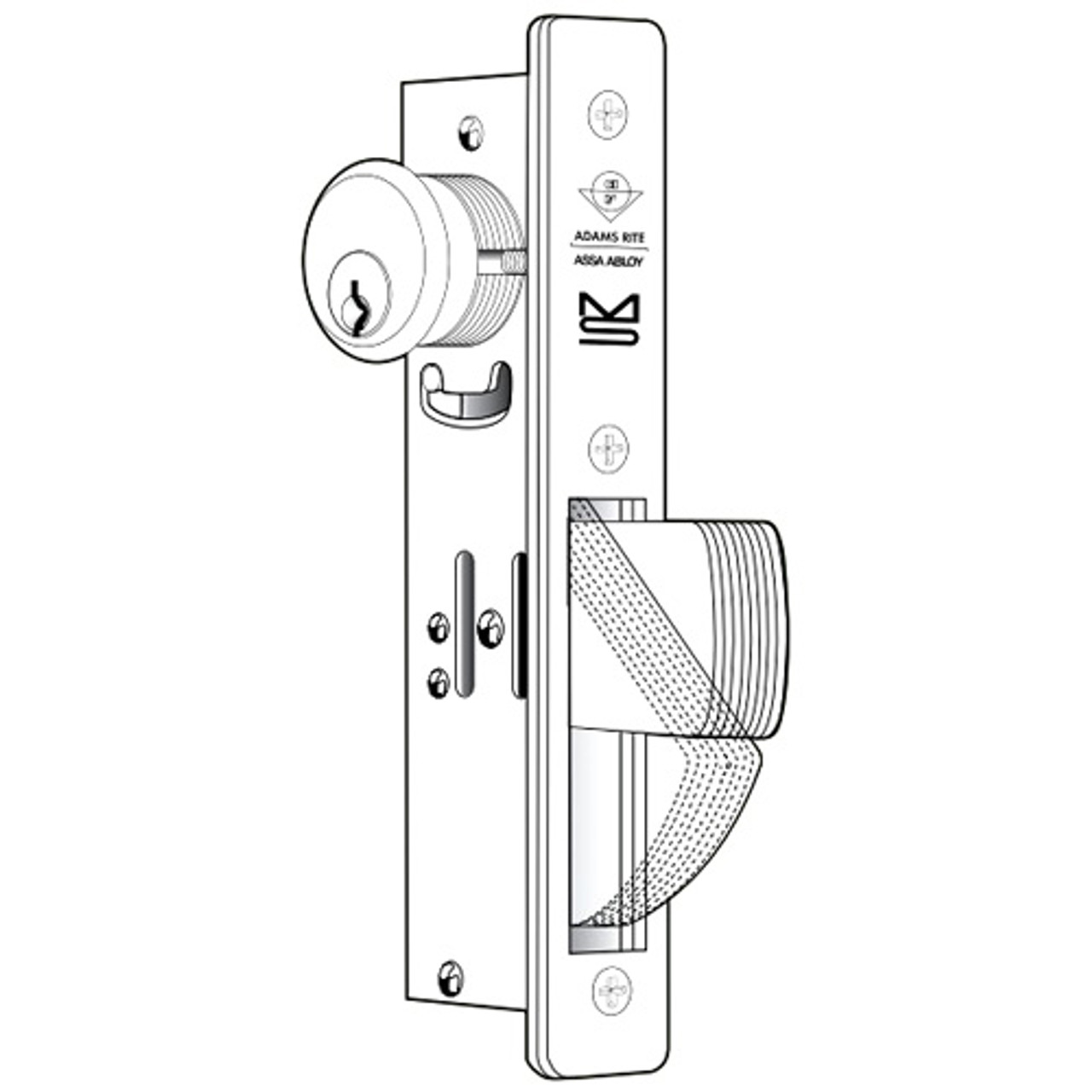 MS1850S-1-15-313 Adams Rite MS1850S Series Deadlock