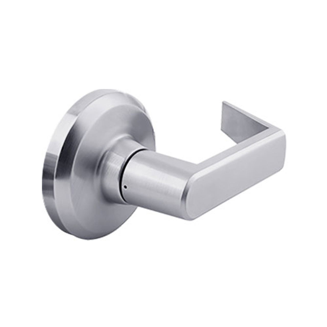 QCL130E626FR4NOS Stanley QCL100 Series Passage Cylindrical Lock with Sierra Lever in Satin Chrome Finish