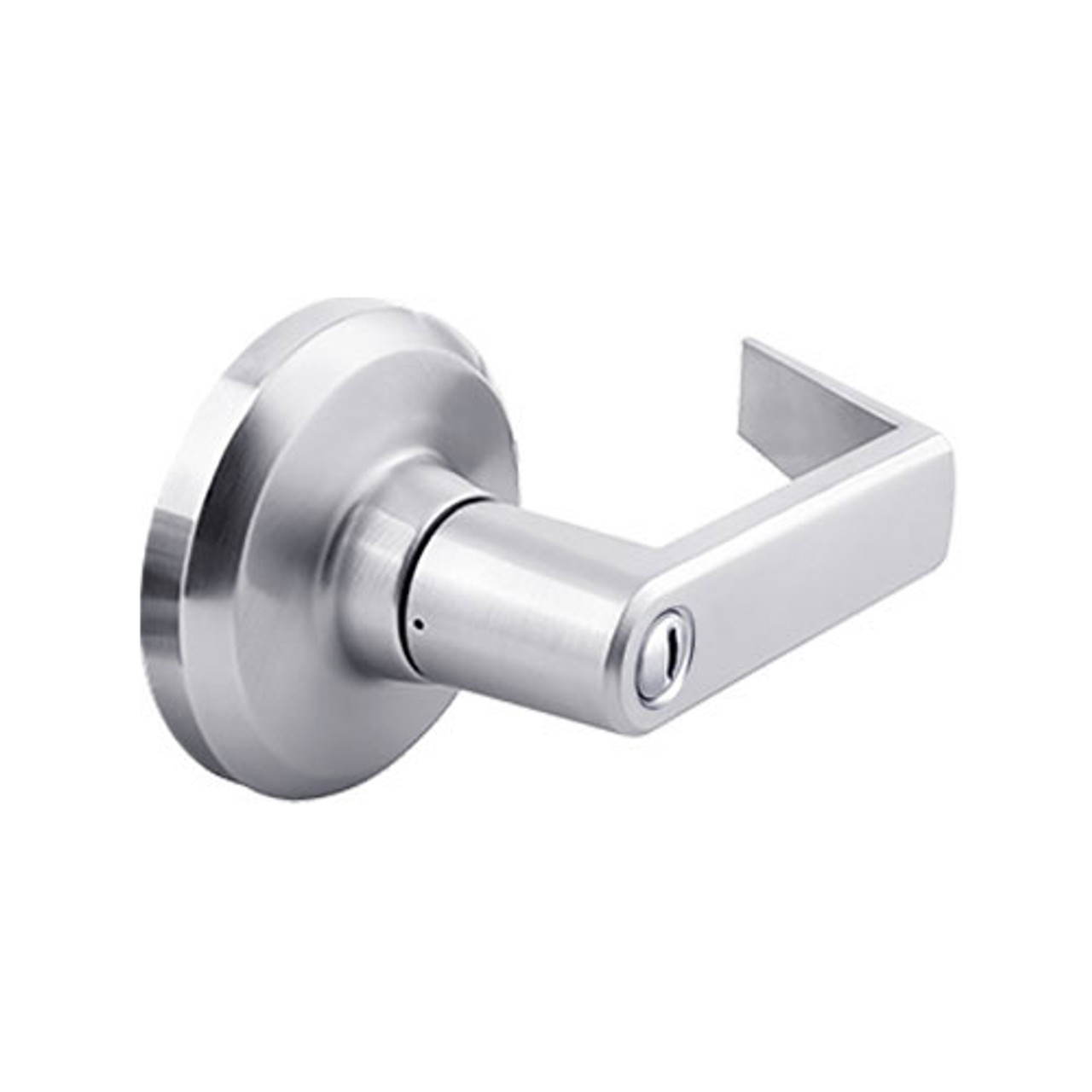 QCL140E625NOLNOS Stanley QCL100 Series Privacy Cylindrical Lock with Sierra Lever in Bright Chrome Finish