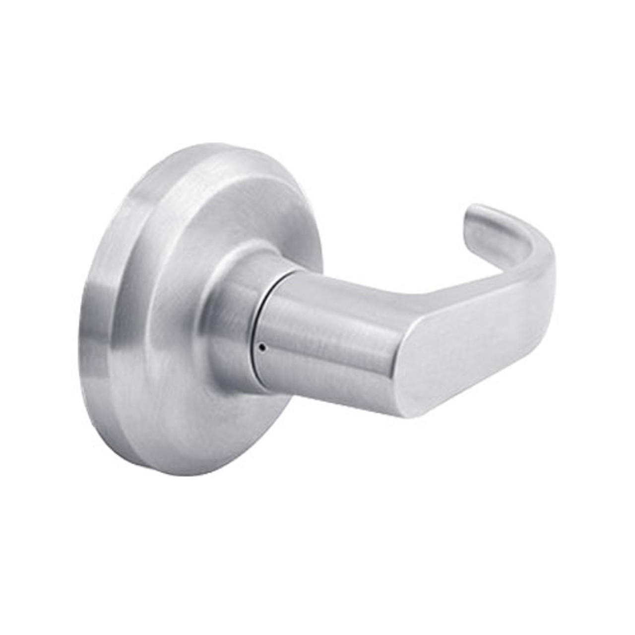 QCL130M626S4NOS Stanley QCL100 Series Passage Cylindrical Lock with Summit Lever in Satin Chrome Finish