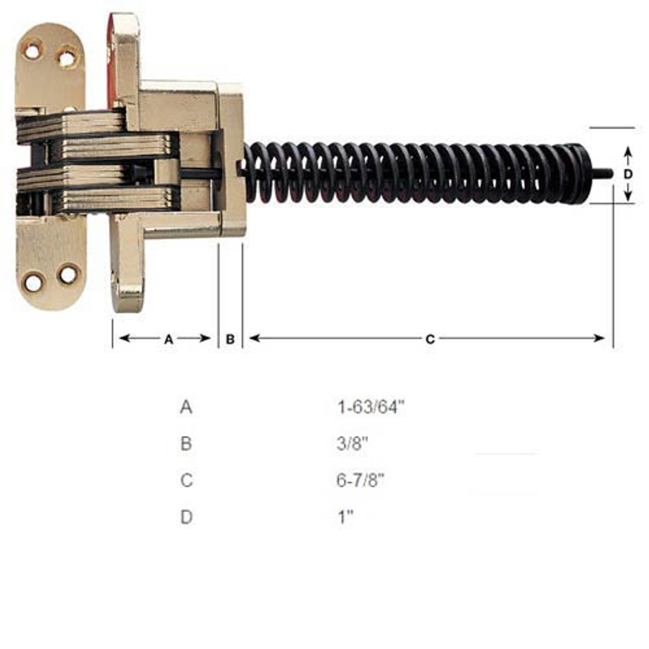 220IC-US4 Soss Invisible Hinge