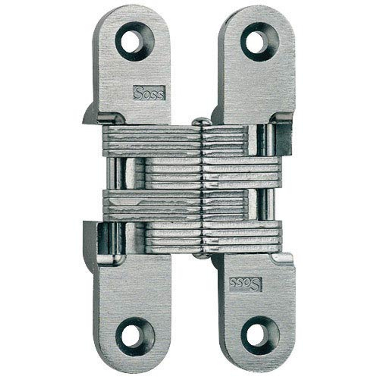 212-US26 Soss Invisible Hinge in Bright Chrome Finish