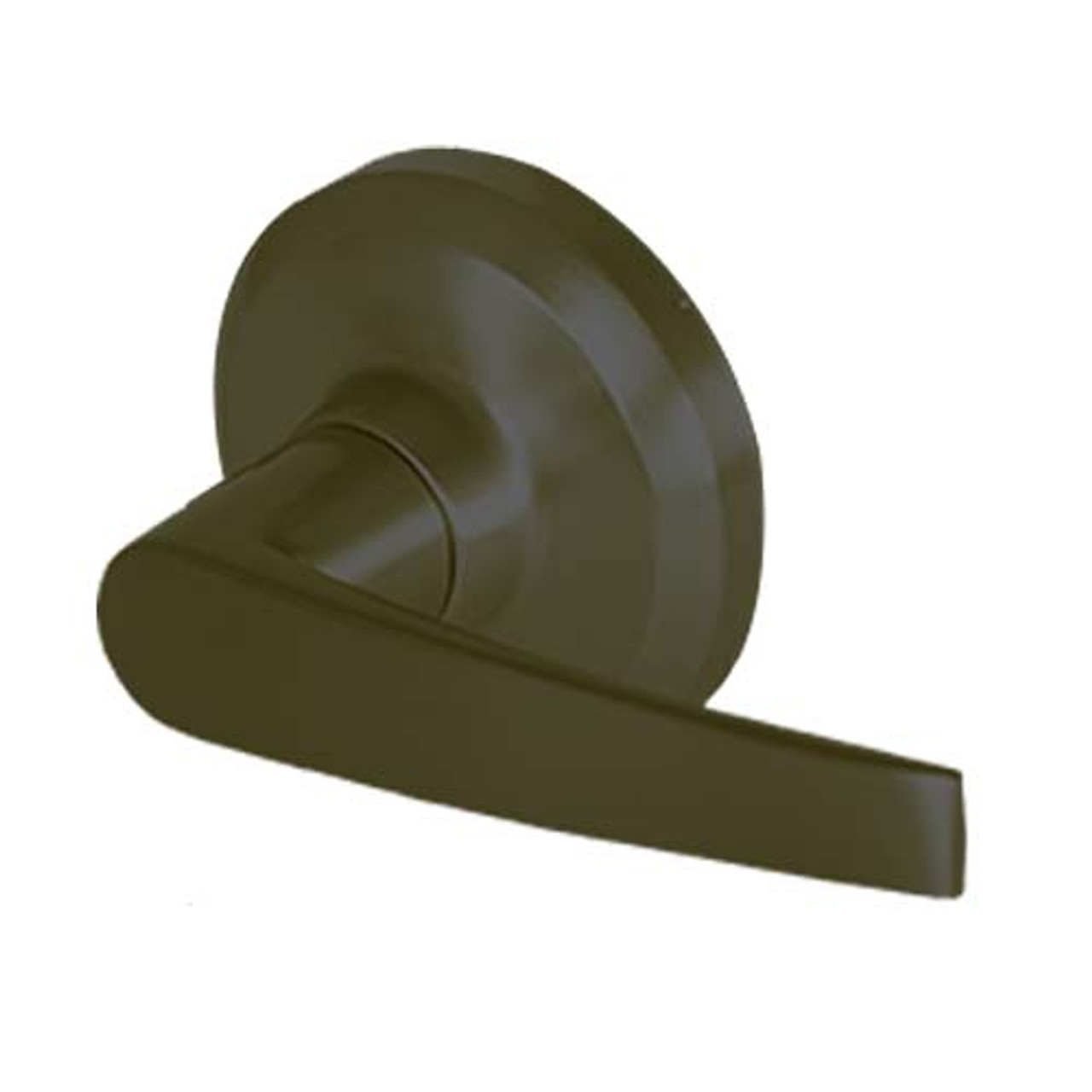 QCL130A613S8NOS Stanley QCL100 Series Passage Cylindrical Lock with Slate Lever in Oil Rubbed Bronze Finish