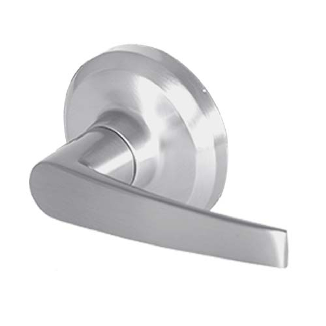 QCL130A626FS4NOS Stanley QCL100 Series Passage Cylindrical Lock with Slate Lever in Satin Chrome Finish