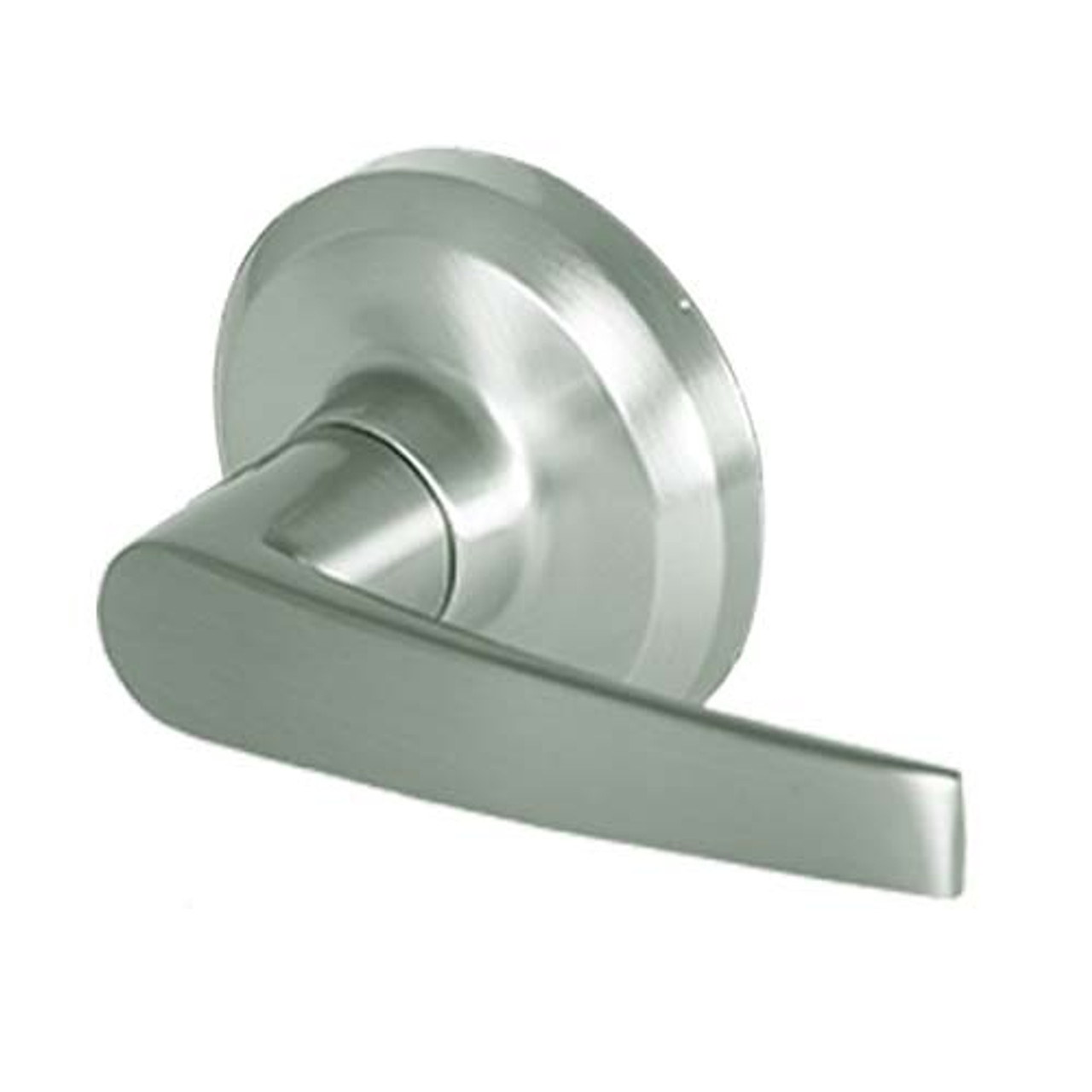QCL135A619FR4478S Stanley QCL100 Series Communicating Cylindrical Lock with Slate Lever in Satin Nickel Finish
