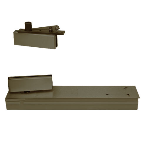 5043ABC90-LH-613 Rixson 50 Series Single Acting Center Hung Shallow Depth Floor Closers in Dark Bronze Finish