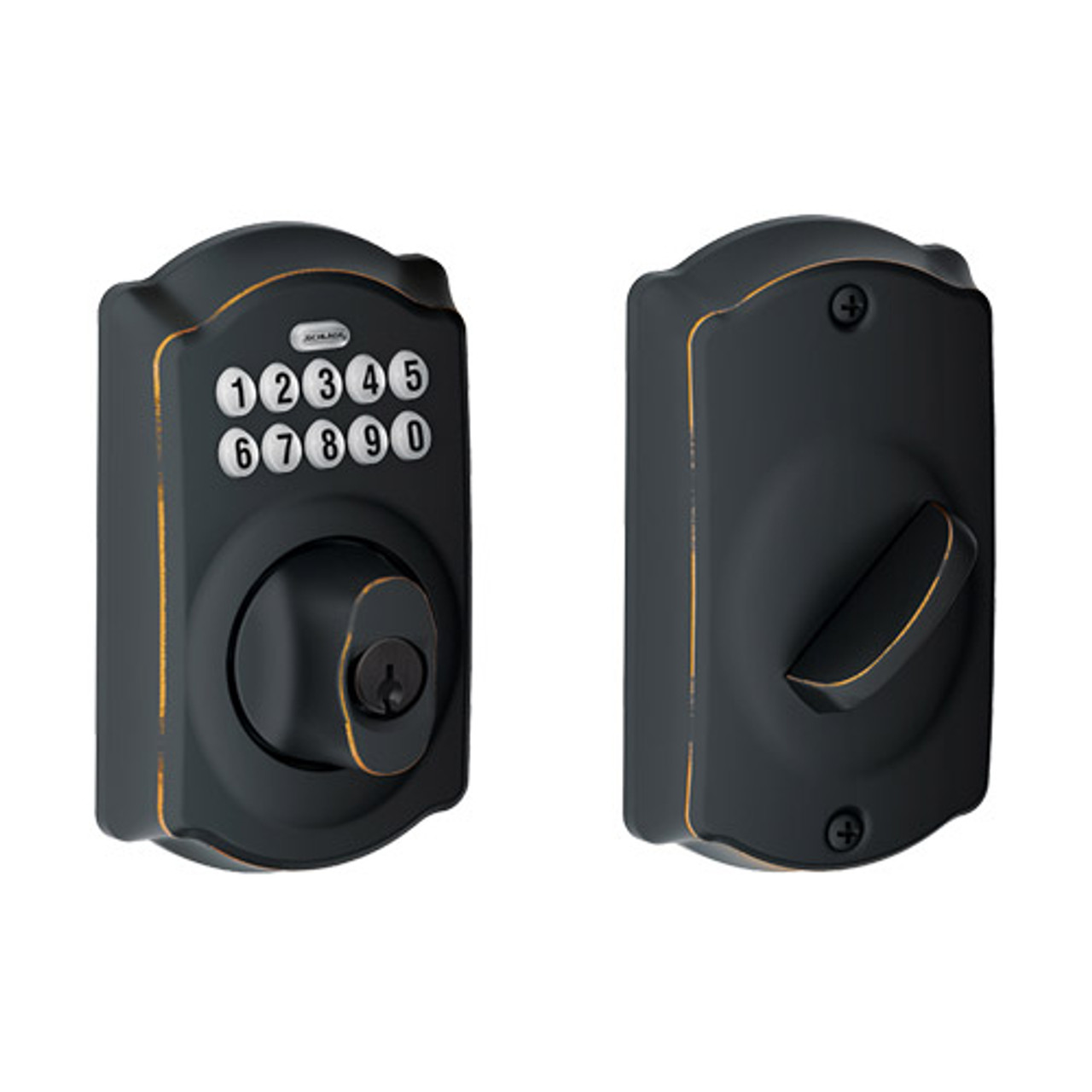 Schlage Be365 Cam 626 Camelot Keypad Deadbolt Deadbolts Door