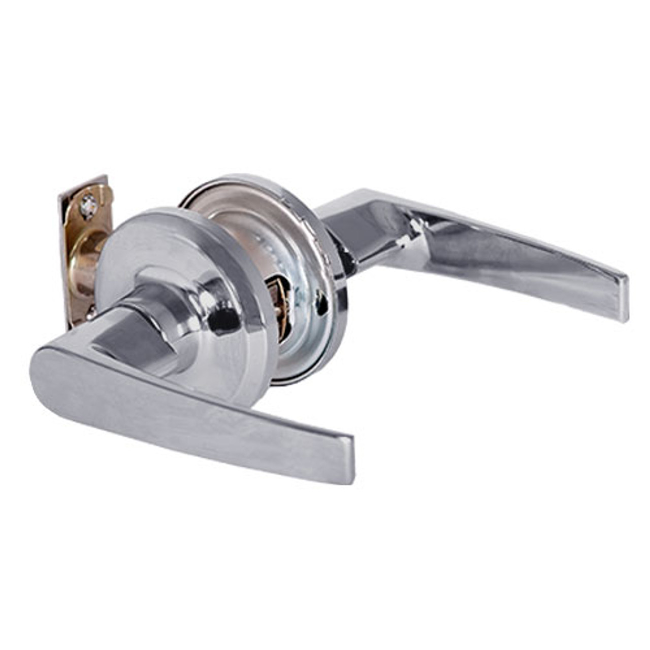 QTL230A626SA118F Stanley QTL200 Series Passage Tubular Lock with Slate Lever in Satin Chrome Finish
