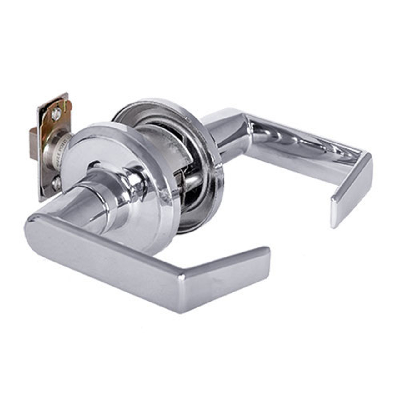 QTL230E625NOLNOS Stanley QTL200 Series Passage Tubular Lock with Sierra Lever in Bright Chrome Finish