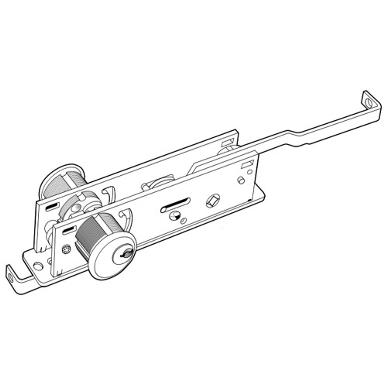 1875-1B Adams Rite Two-Point Deadlock