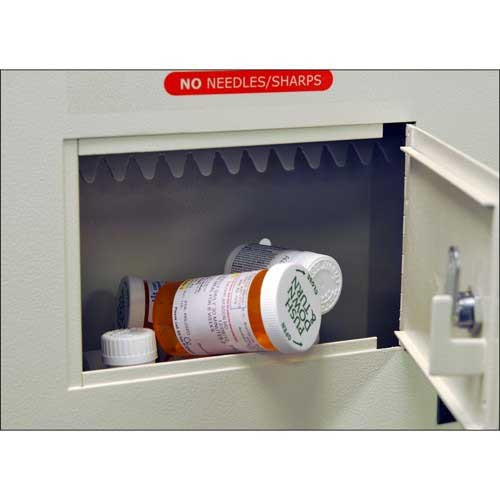  Protex RX-164 Prescription Drug Drop Box interior view