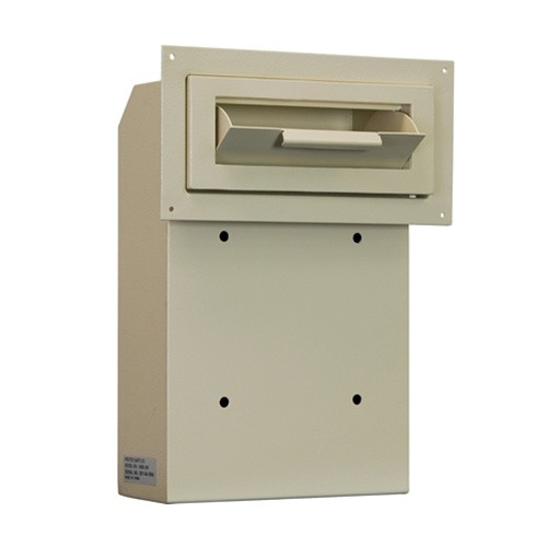 Protex WSS-159 Through the door Drop Box Tan opened from front