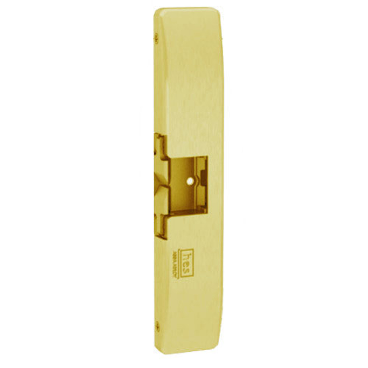 9500-605-LBSM Hes Electric Strike Fire Rated with LatchBolt Strike Monitor in Bright Brass finish