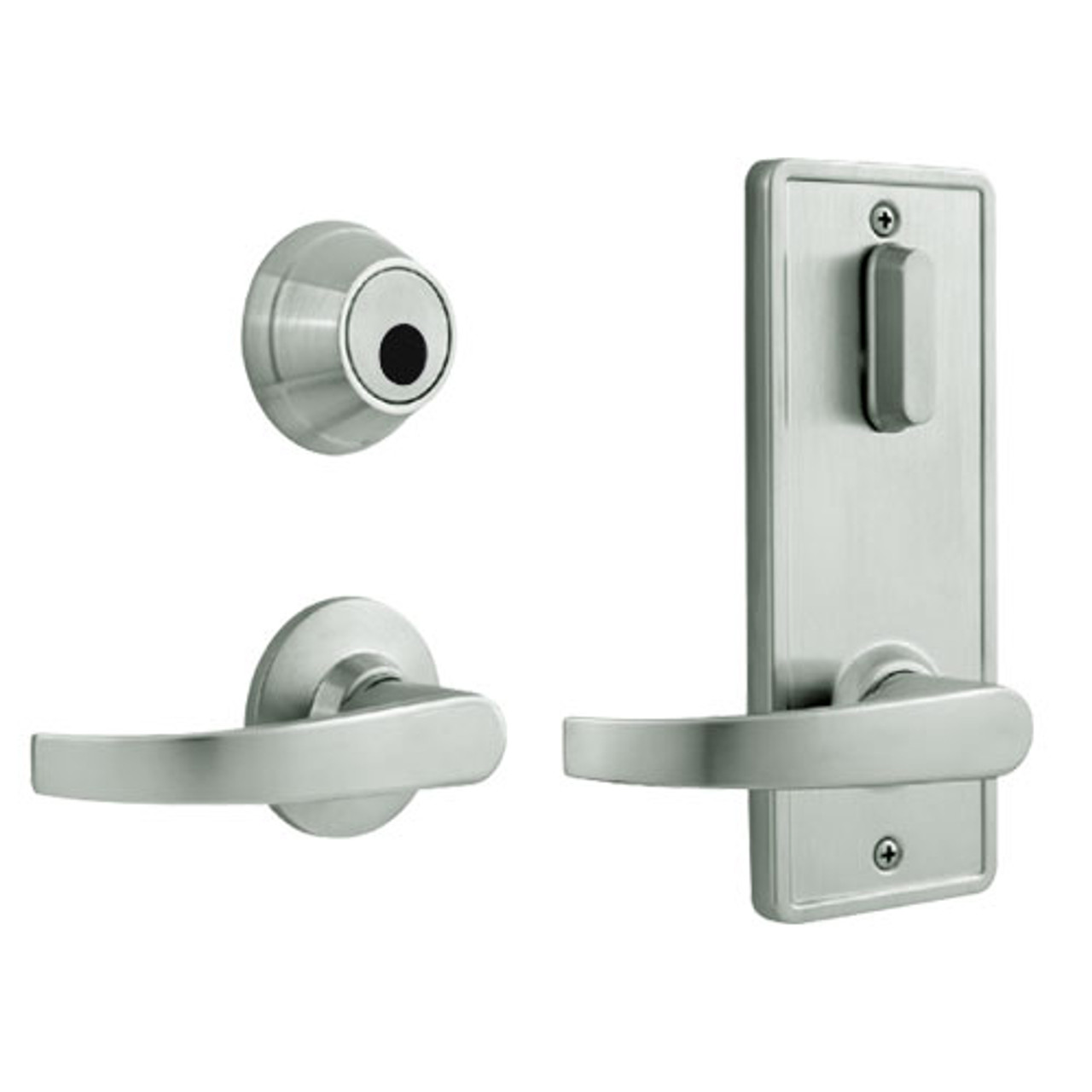 QCI230M619NS4FLRLC Stanley QCI200 Series Standard Duty Interconnected Single Locking with Summit Lever in Satin Nickel Finish