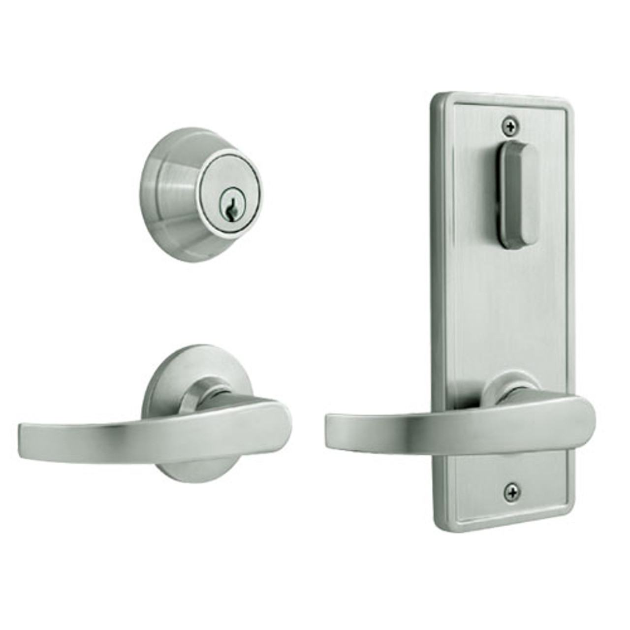 QCI230M619NS8118FSMT Stanley QCI200 Series Standard Duty Interconnected Single Locking with Summit Lever in Satin Nickel Finish