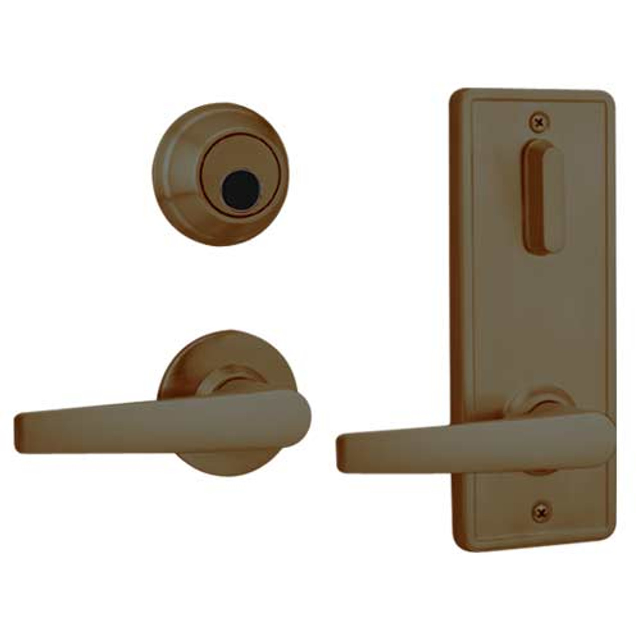 QCI230A613NS4FLSLC Stanley QCI200 Series Standard Duty Interconnected Single Locking with Slate Lever in Oil Rubbed Bronze Finish