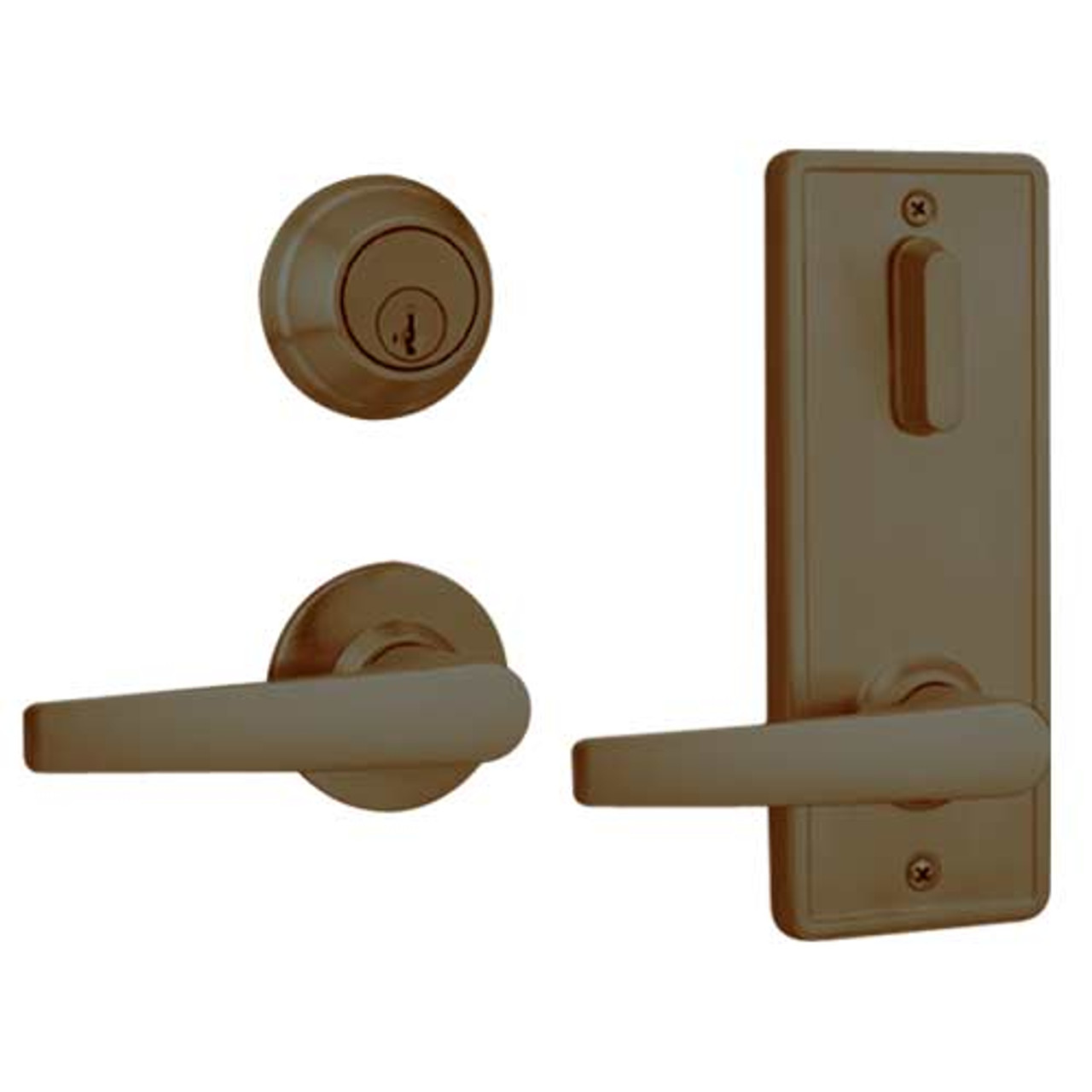 QCI230A613NS4478SSC Stanley QCI200 Series Standard Duty Interconnected Single Locking with Slate Lever in Oil Rubbed Bronze Finish