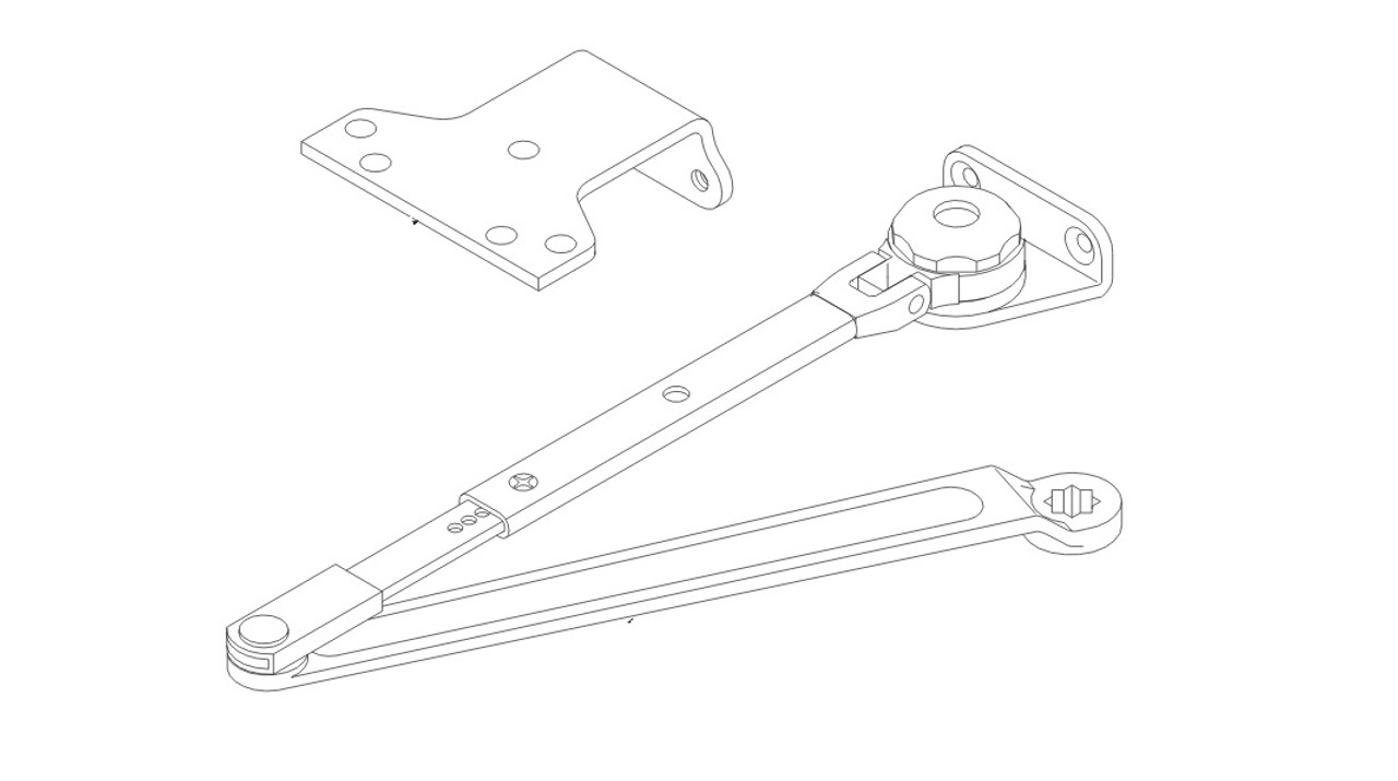 LCN Door Hardware 1461-Hw-PA-US4