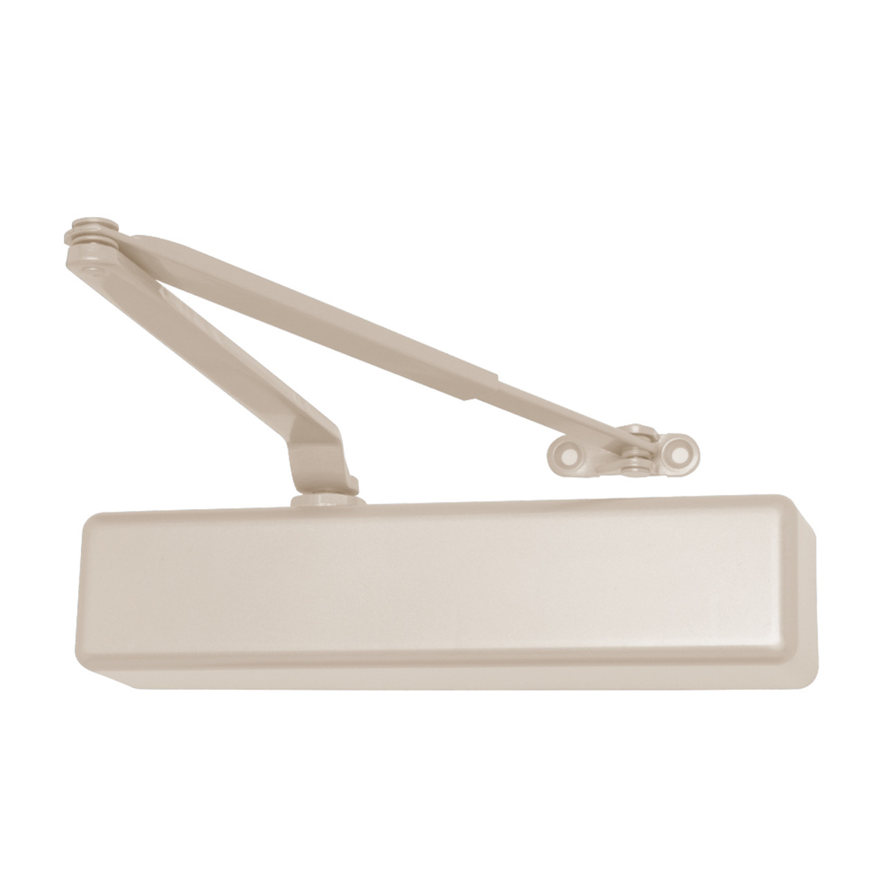 1461-HEDA-w-62G-RH-US15 LCN Door Closer with Hold Open Extra Duty Arm with Thick Hub Shoe in Satin Nickel Finish