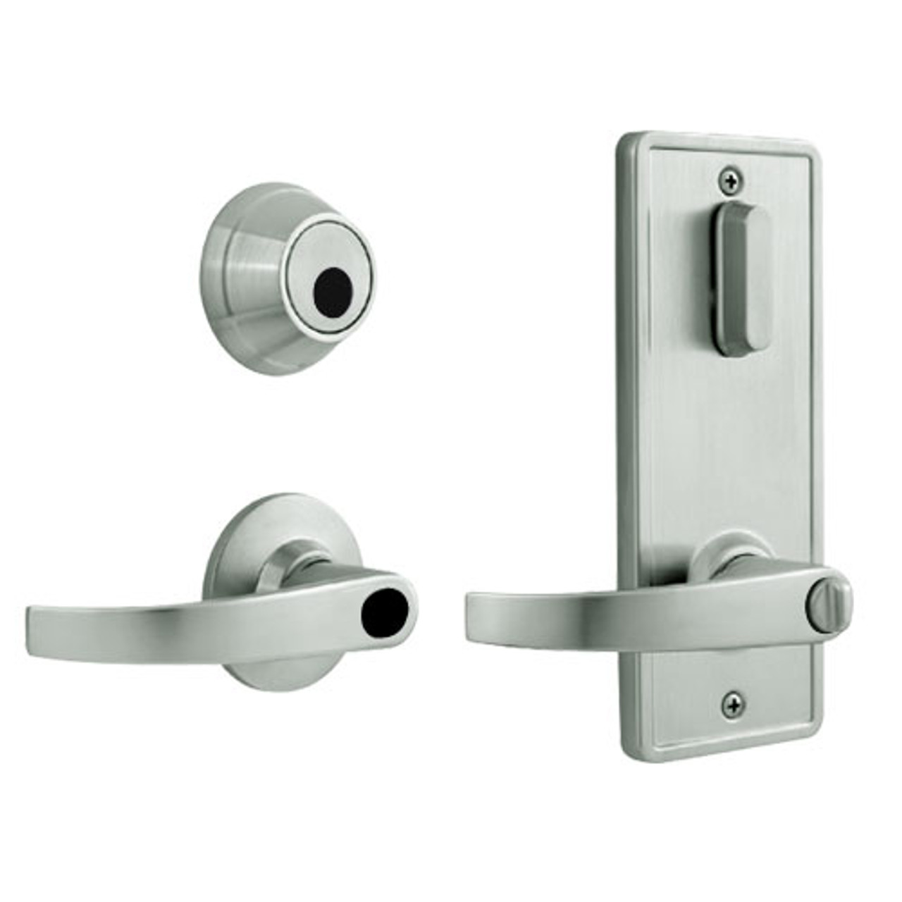 QCI250M619S4118FLC Stanley QCI200 Series Standard Duty Interconnected Double Locking with Summit Lever in Satin Nickel Finish