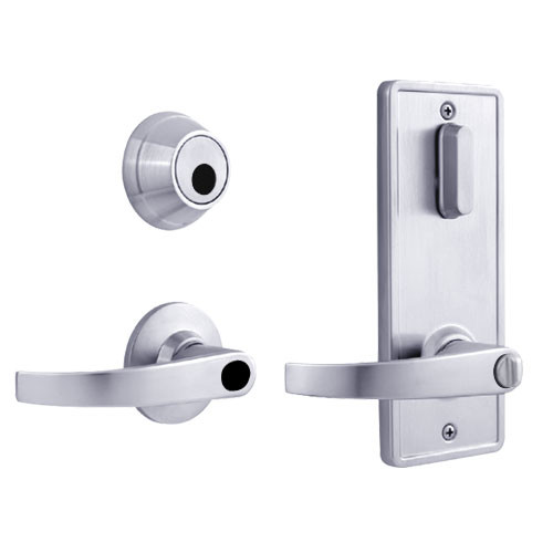 QCI250M626R8FLRLC Stanley QCI200 Series Standard Duty Interconnected Double Locking with Summit Lever in Satin Chrome Finish