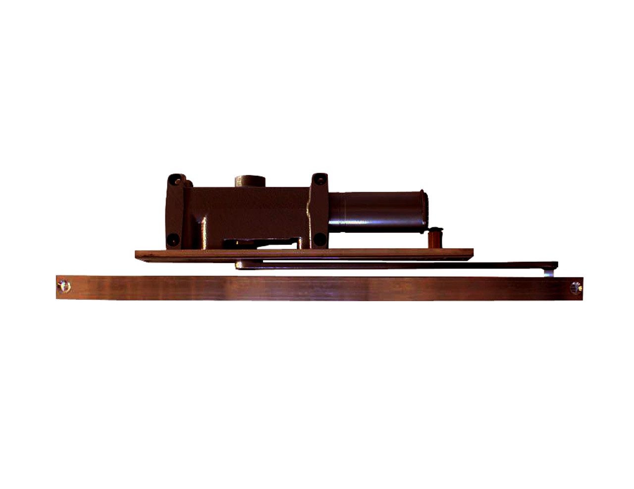 2011-H-RH-DKBRZ LCN Door Closer with Hold Open Arm in Dark Bronze Finish