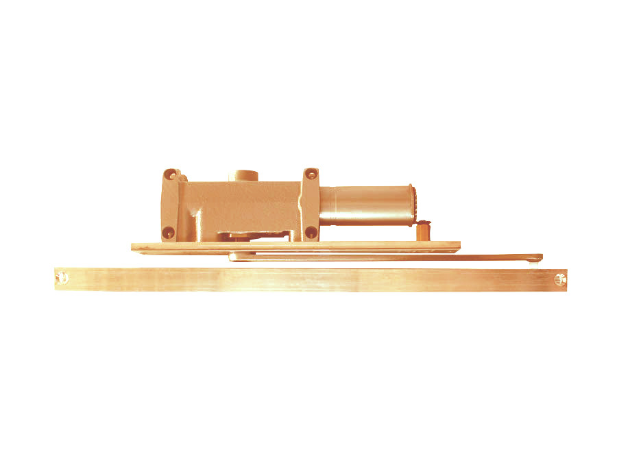 2013-BUMPER-LH-US10 LCN Door Closer Standard Track with BUMPER Arm in Satin Bronze Finish