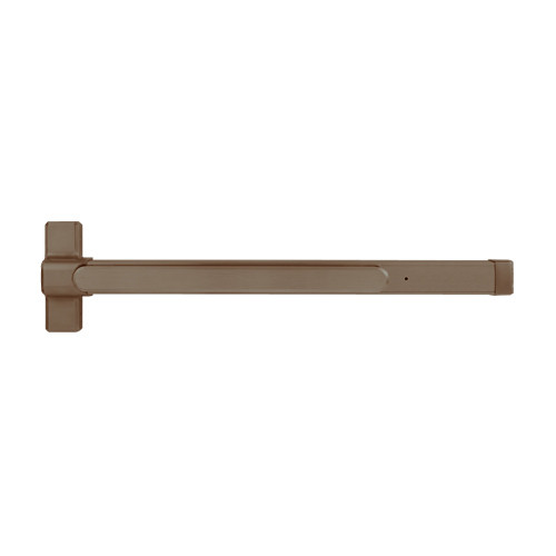 QED129X-48-8-313AN Stanley QED100 Series Heavy Duty Concealed Vertical Rod Fire Rated Exit Device in Anodized Duranodic Bronze Finish