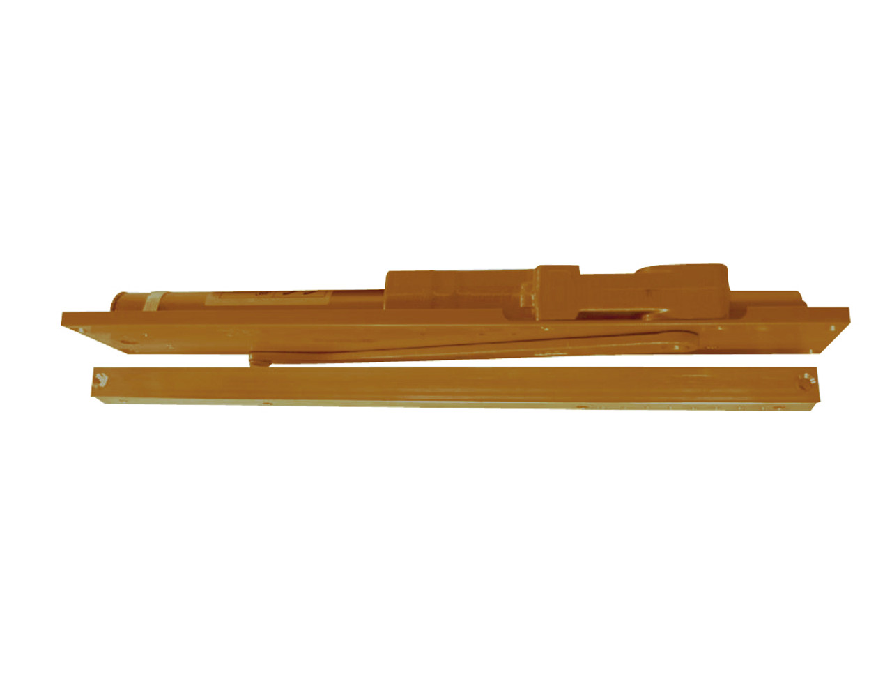 2032-BUMPER-LH-STAT LCN Door Closer Standard Track with Bumper Arm in Statuary Finish