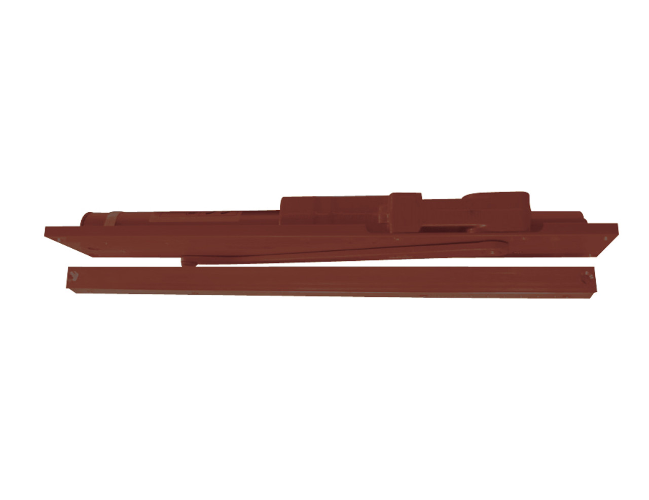 2033-H-BUMPER-LH-US10B LCN Door Closer Hold Open Track with BUMPER in Oil Rubbed Bronze Finish