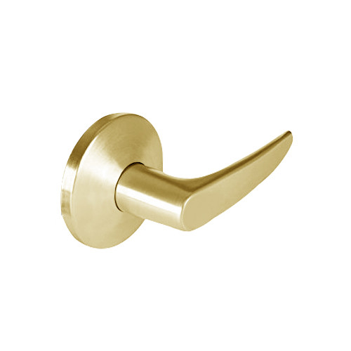 9K30P16LSTK605 Best 9K Series Patio Heavy Duty Cylindrical Lever Locks with Curved Without Return Lever Design in Bright Brass