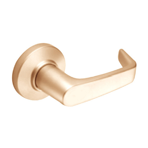 9K30Q15CSTK611 Best 9K Series Exit Heavy Duty Cylindrical Lever Locks with Contour Angle with Return Lever Design in Bright Bronze