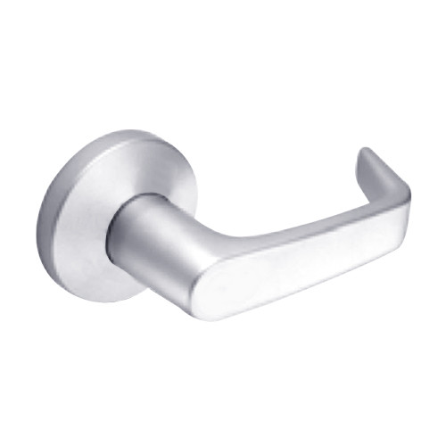 9K30Q15KSTK625 Best 9K Series Exit Heavy Duty Cylindrical Lever Locks with Contour Angle with Return Lever Design in Bright Chrome