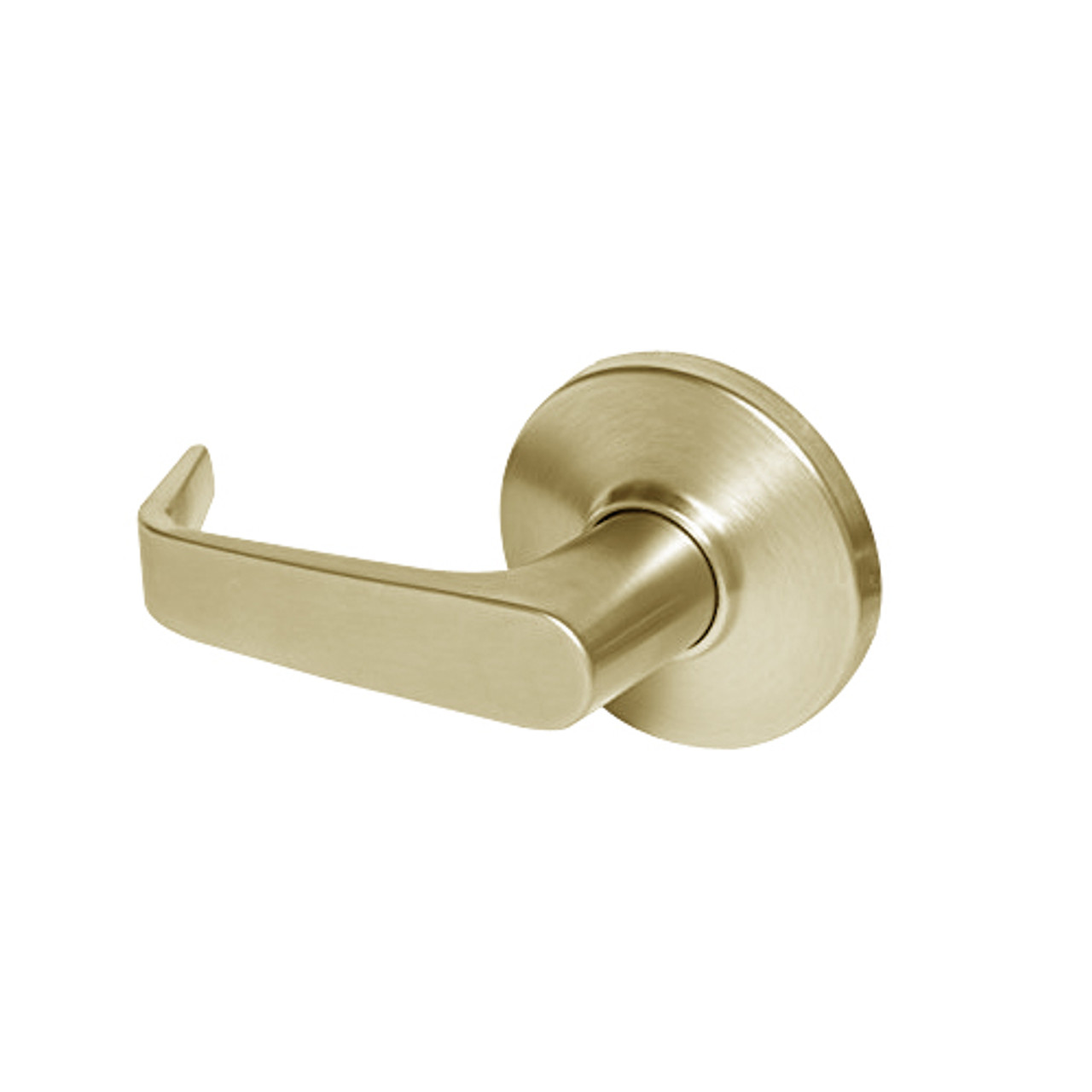 9K30LL15DSTK606 Best 9K Series Hospital Privacy Heavy Duty Cylindrical Lever Locks with Contour Angle with Return Lever Design in Satin Brass